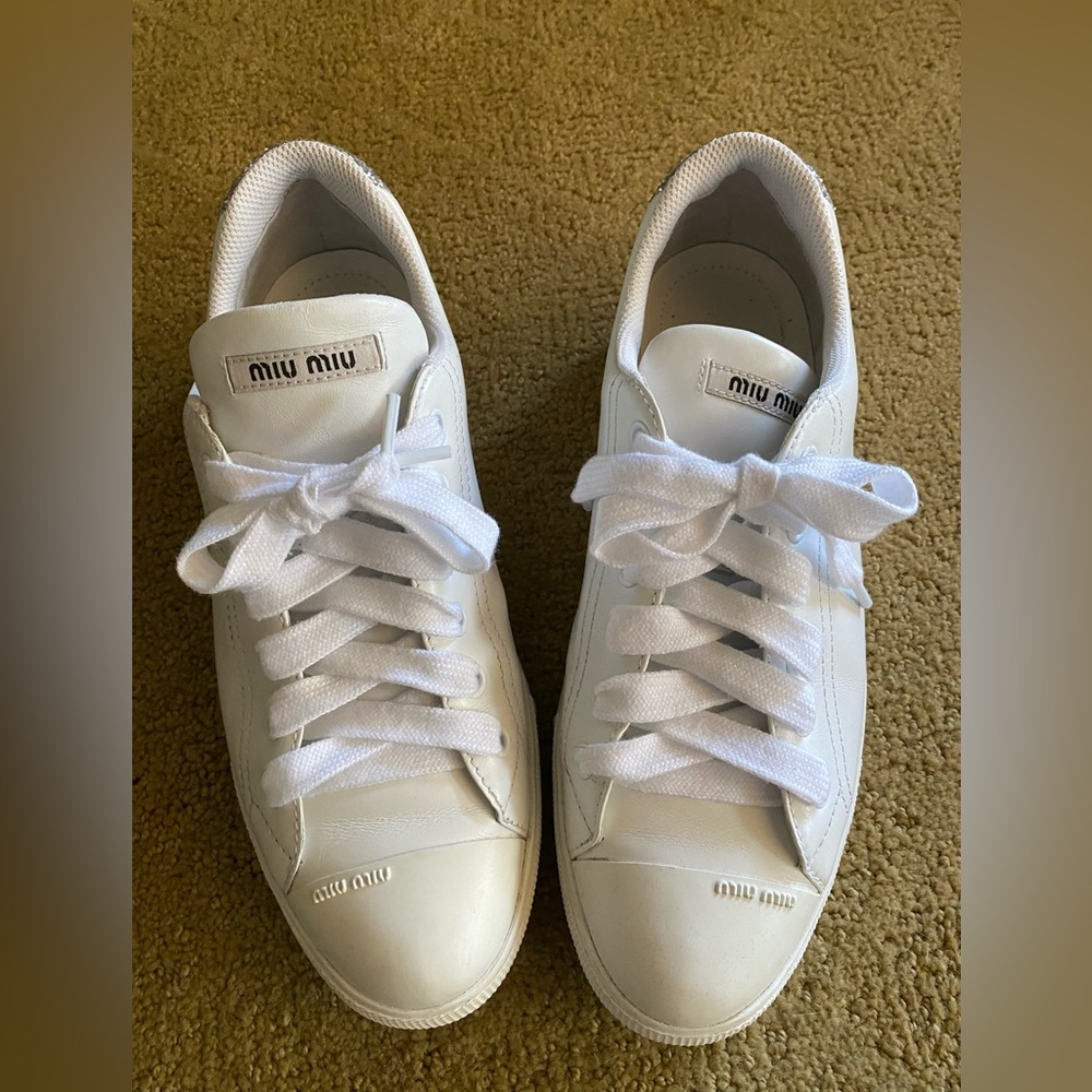 Miu Miu authentic designer sneaker glitter